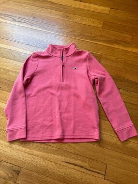 Vineyard Vines Salmon boys Quarter-Zip Kids Sweater size 7